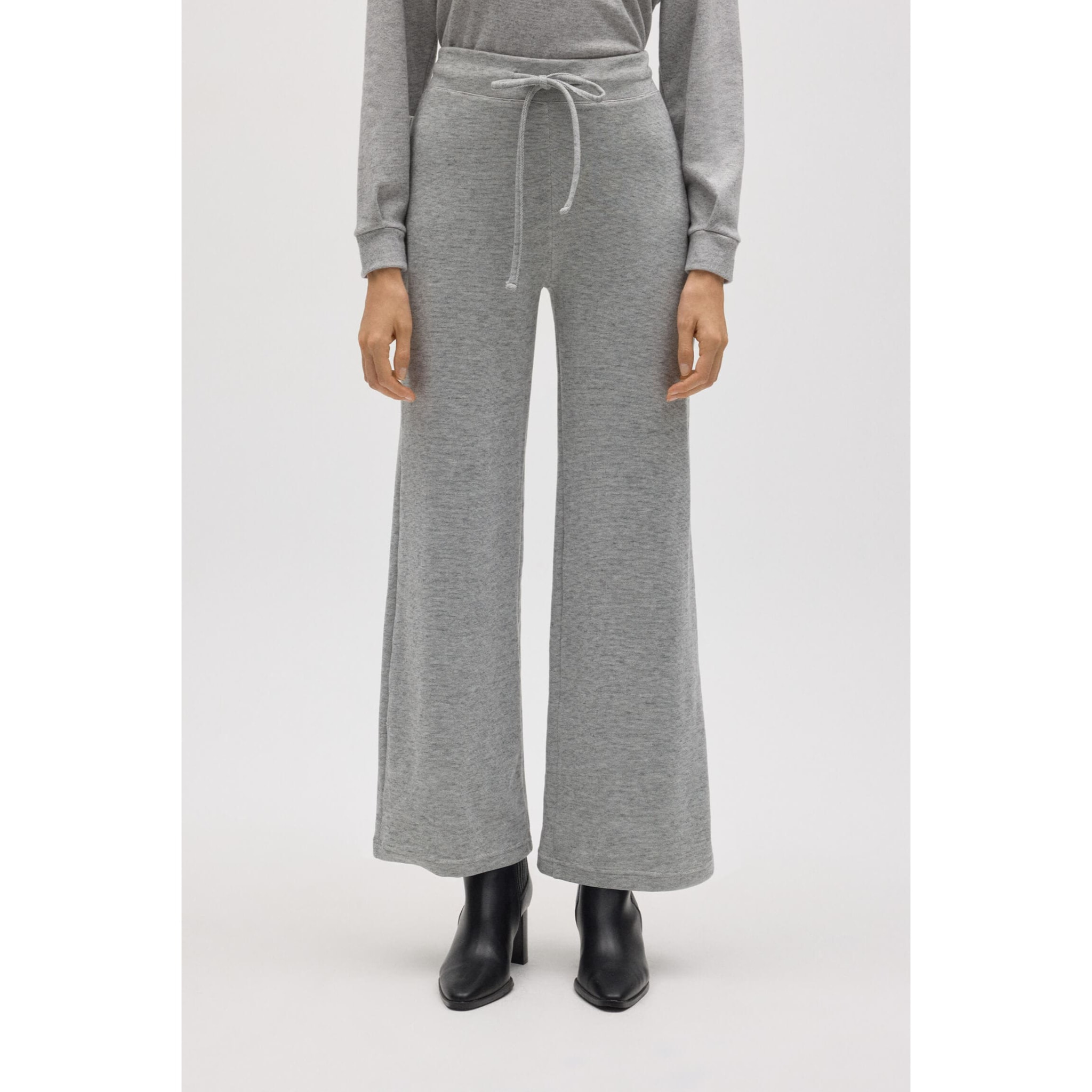 Pantaloni grigi dritti extra comodi