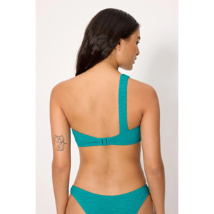 Top bikini bandeau Blu