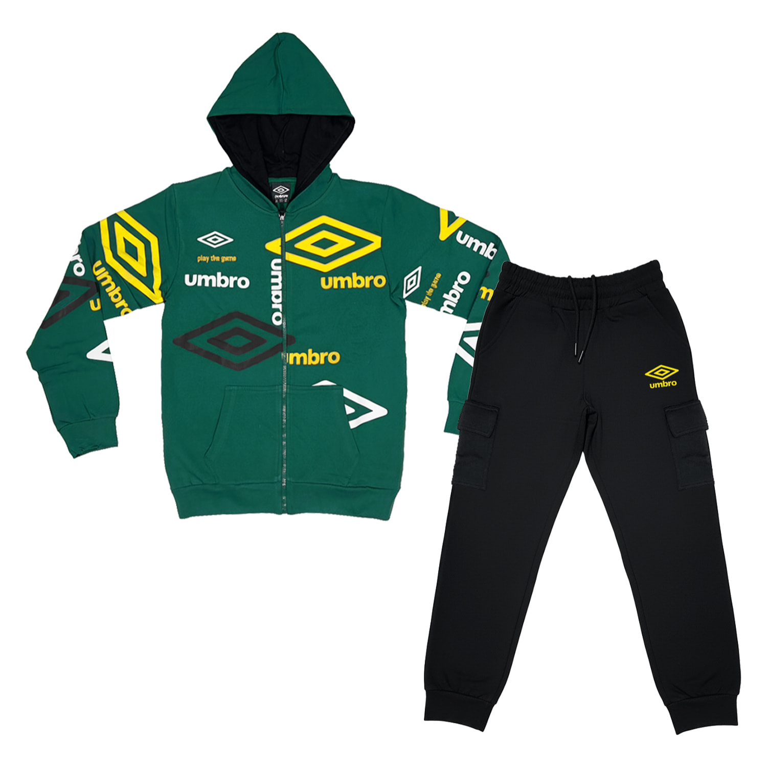 Tuta Ragazzo UMBRO 8 / 16 Anni Cotone Felpato Invernale