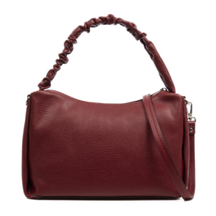 Amatrice bolso de hombro mujer. Piel auténtica Dollaro.