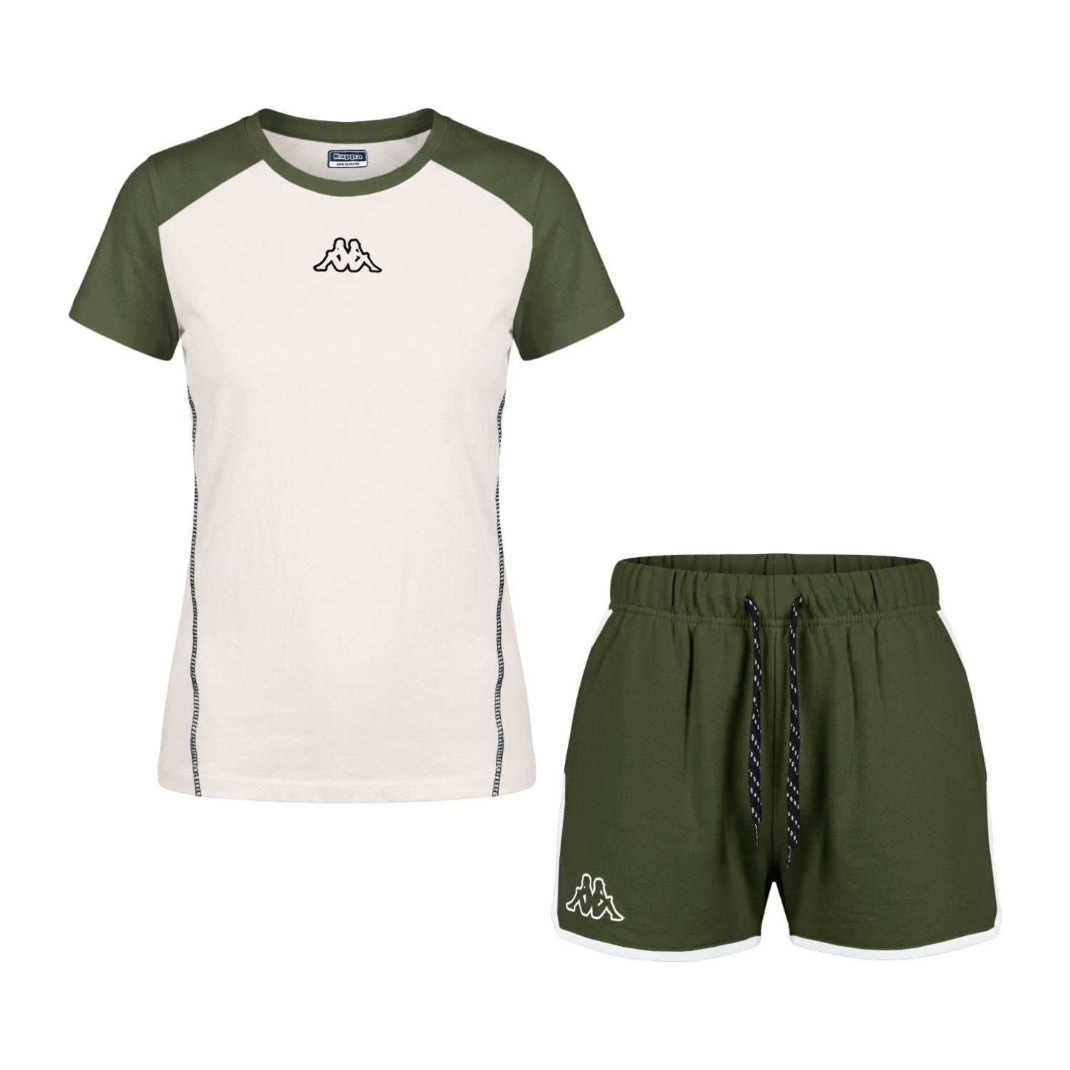Completo Corto Donna KAPPA Cotone Jersey