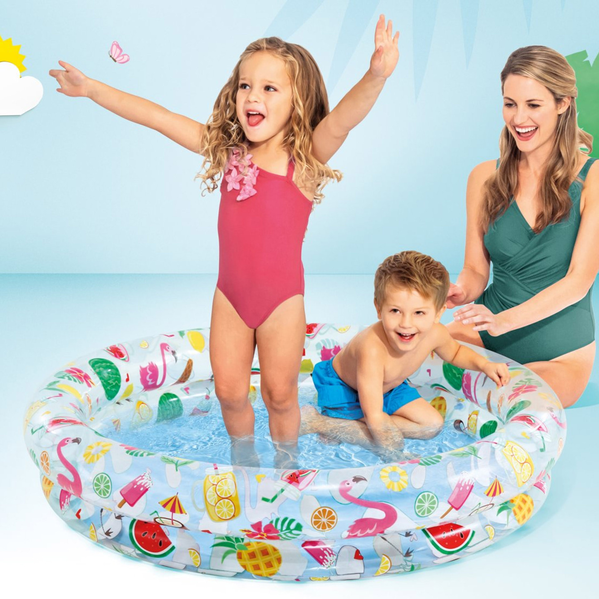 Intex Piscina Just So Fruity, 122x25 cm