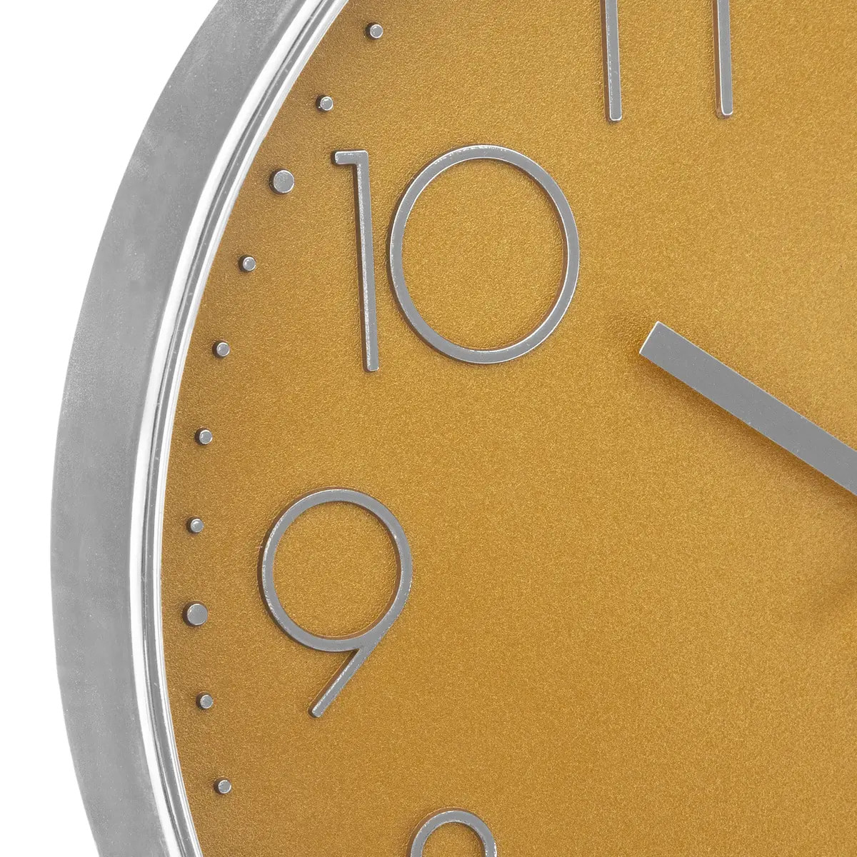 Horloge 3D "Laure" silver D30cm