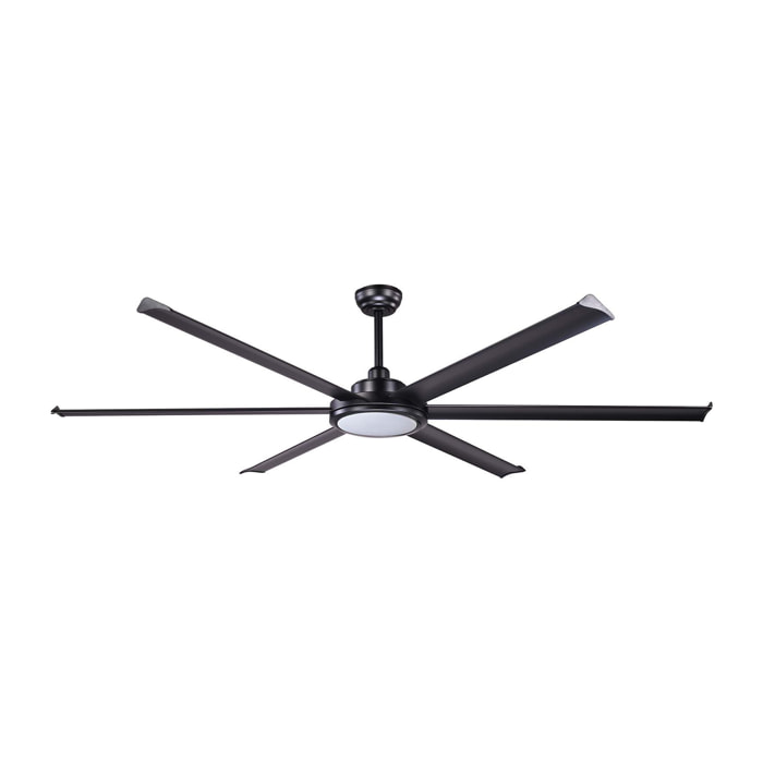 ROTTERDAM 20 XL LED Ventilatore a soffitto de soffitto nero