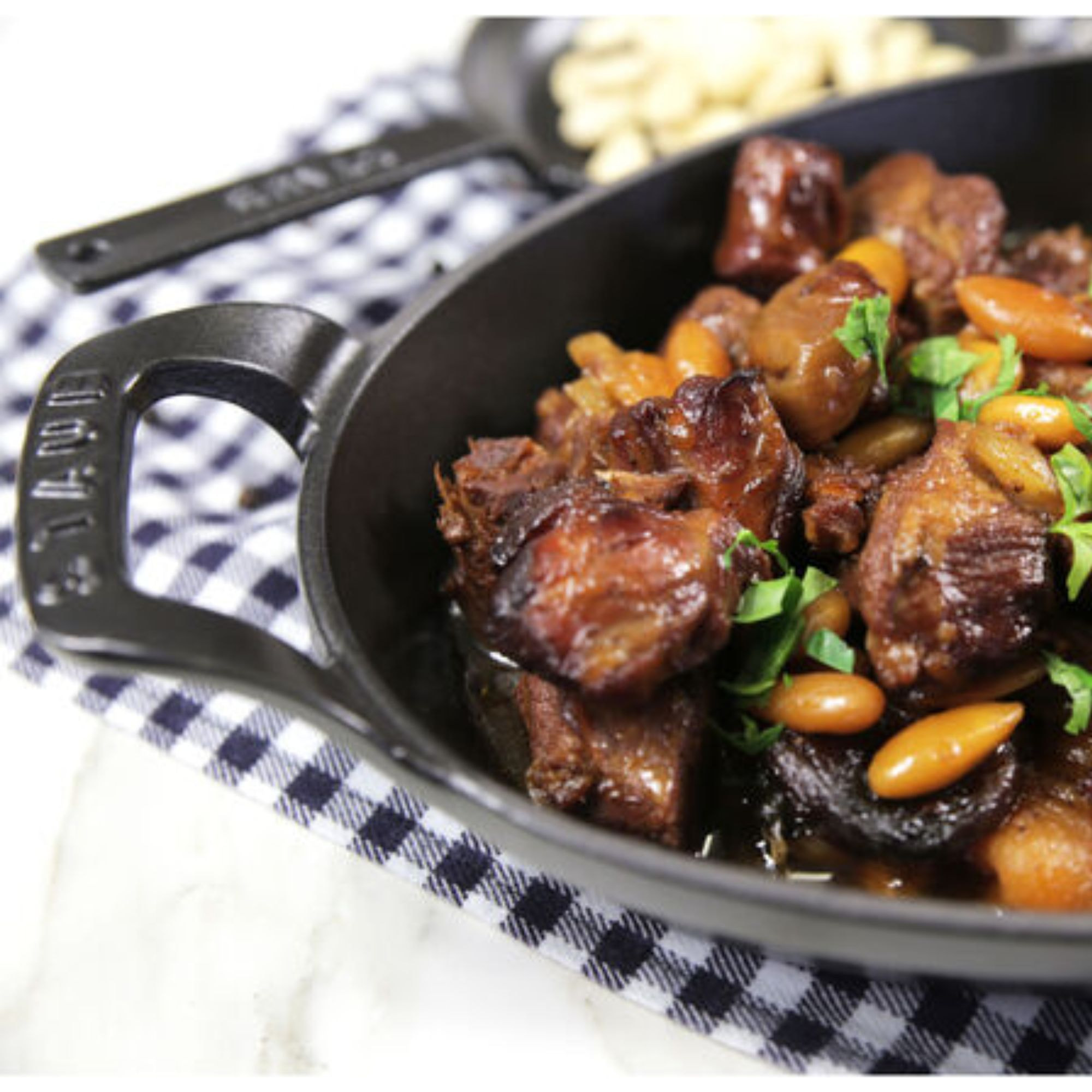 32 cm, Assiette chaude, Noir mat