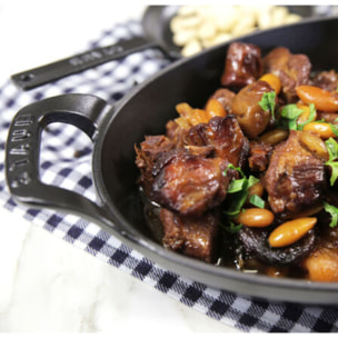 32 cm, Assiette chaude, Noir mat