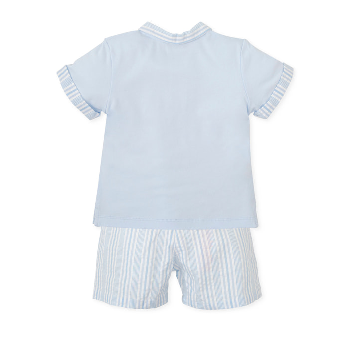 Conjunto-- - Blanco celeste
