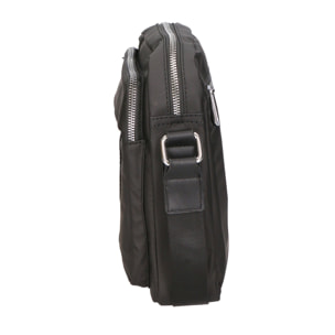 Borsa a tracolla uomo - Modello False - 100% pelle PU - 20.0 x 23.0 x 4.0 cm