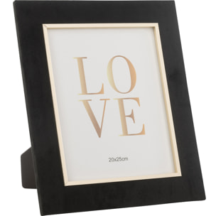 J-Line cadre photo Dita - velours - noir - large