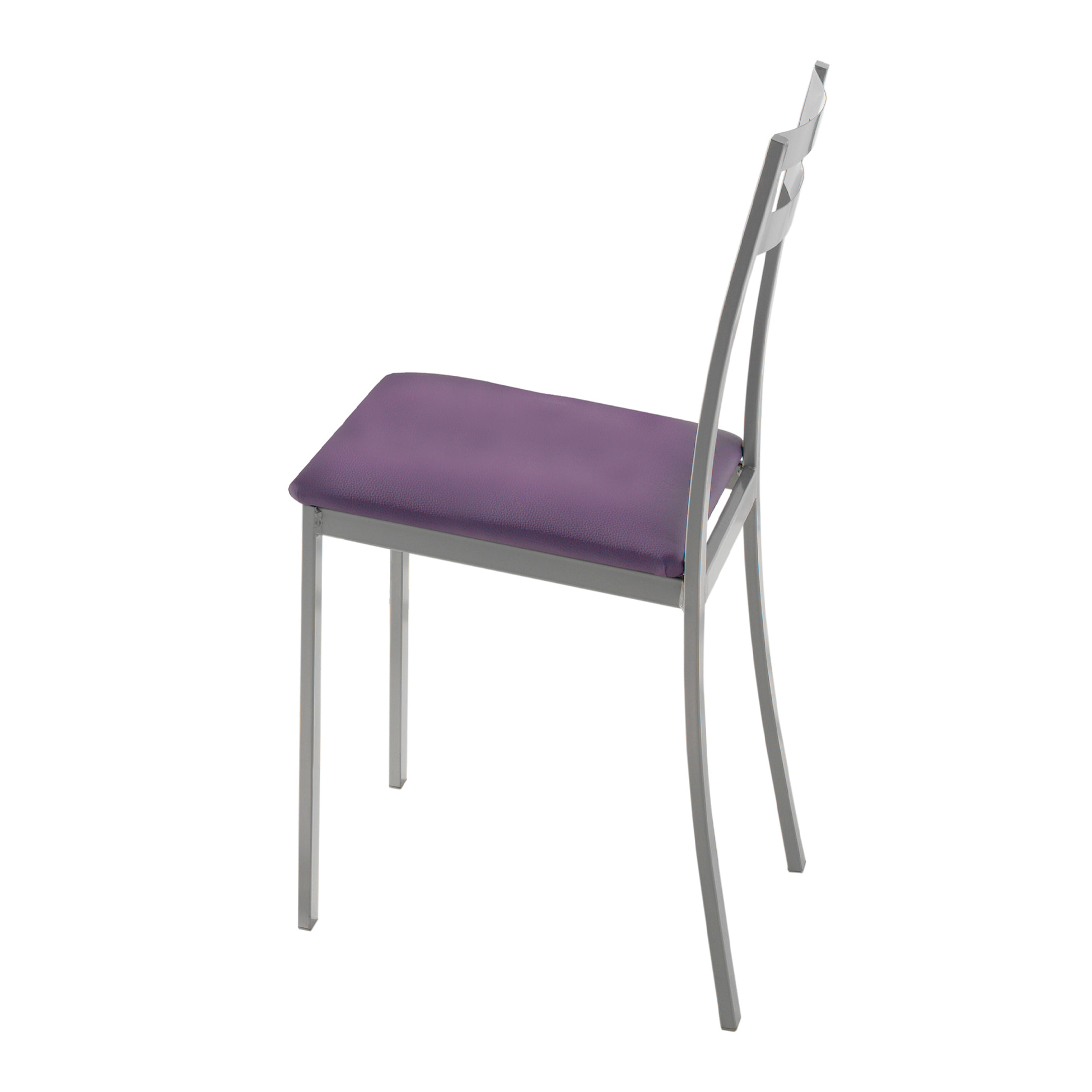 Set de 4 sillas – Polipiel y metal