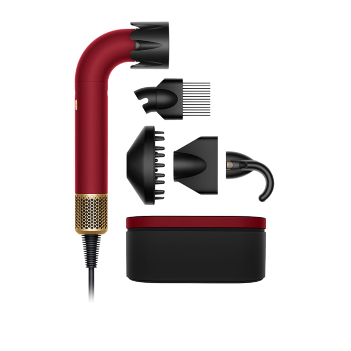 Sèche-cheveux Dyson Supersonic r™ – Cheveux bouclés à frisés (Rouge/or)