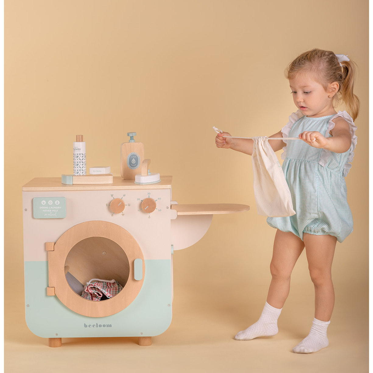 Lavadora de madera ECOLAUNDRY para niños