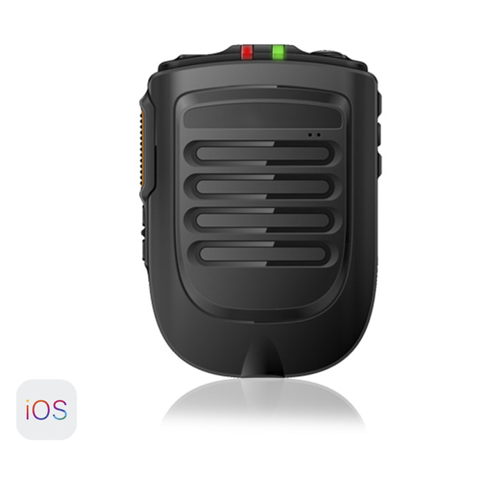 DAM  Bluetooth Walkie Talkie BM001 compatibile con IOS. Bluetooth 4.2+EDR. Tasto SOS. 9x3x6,5 cm. Colore nero