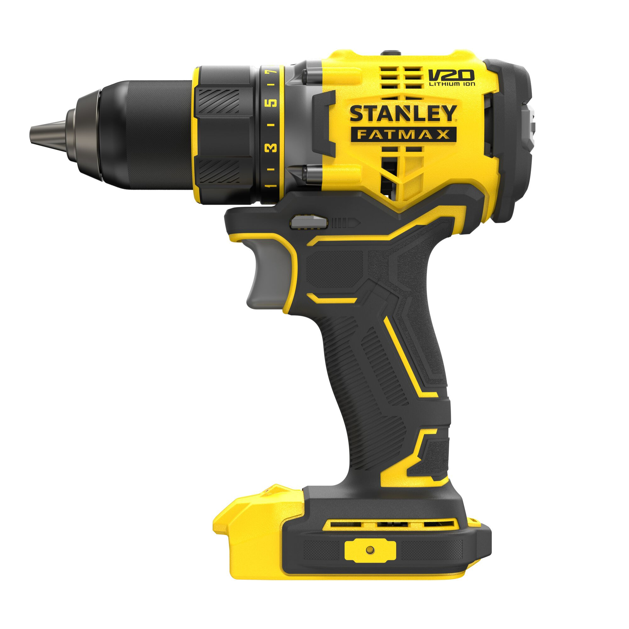 Perceuse Visseuse Sans Fil Brushless STANLEY FATMAX V20 SFMCD720B-XJ Couple de 80 Nm Sans Batterie ni Chargeur