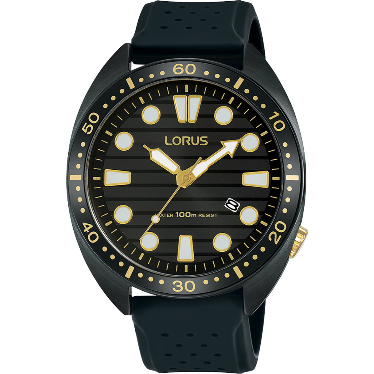 Reloj Lorus RH927LX9 Hombre Analogico Cuarzo con Correa de Silicona