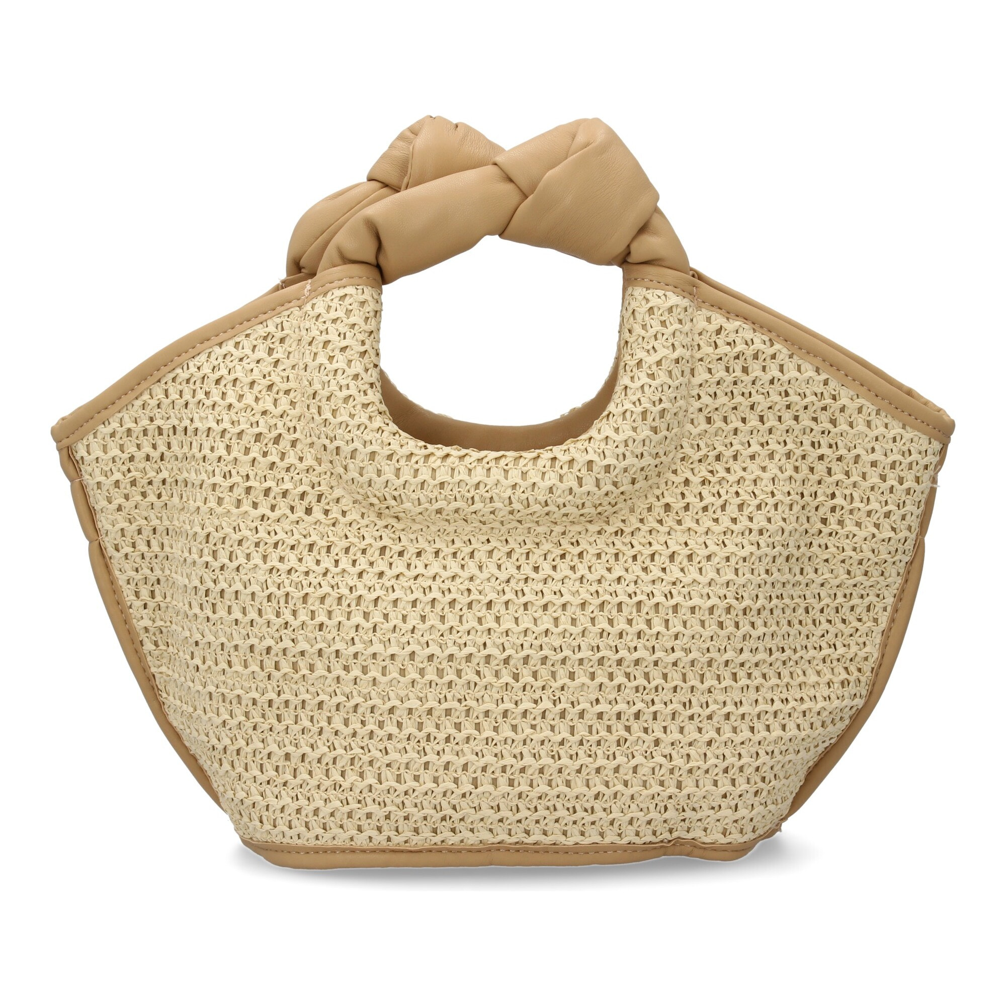 Bolso de hombro para mujer, material de rafia, diseño elegante y moderno ideal para verano
