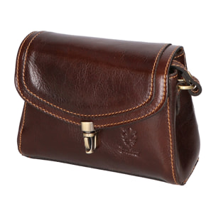 Borsa a tracolla Faye da donna In Vera pelle Made in Italy 18x13x5 cm