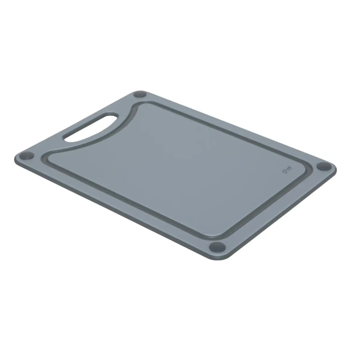 Planche à découper "Néo 2" en plastique gris 37x27,5cm