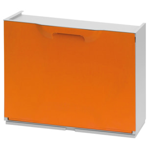 Pack de 2 zapateros en polipropileno color naranja