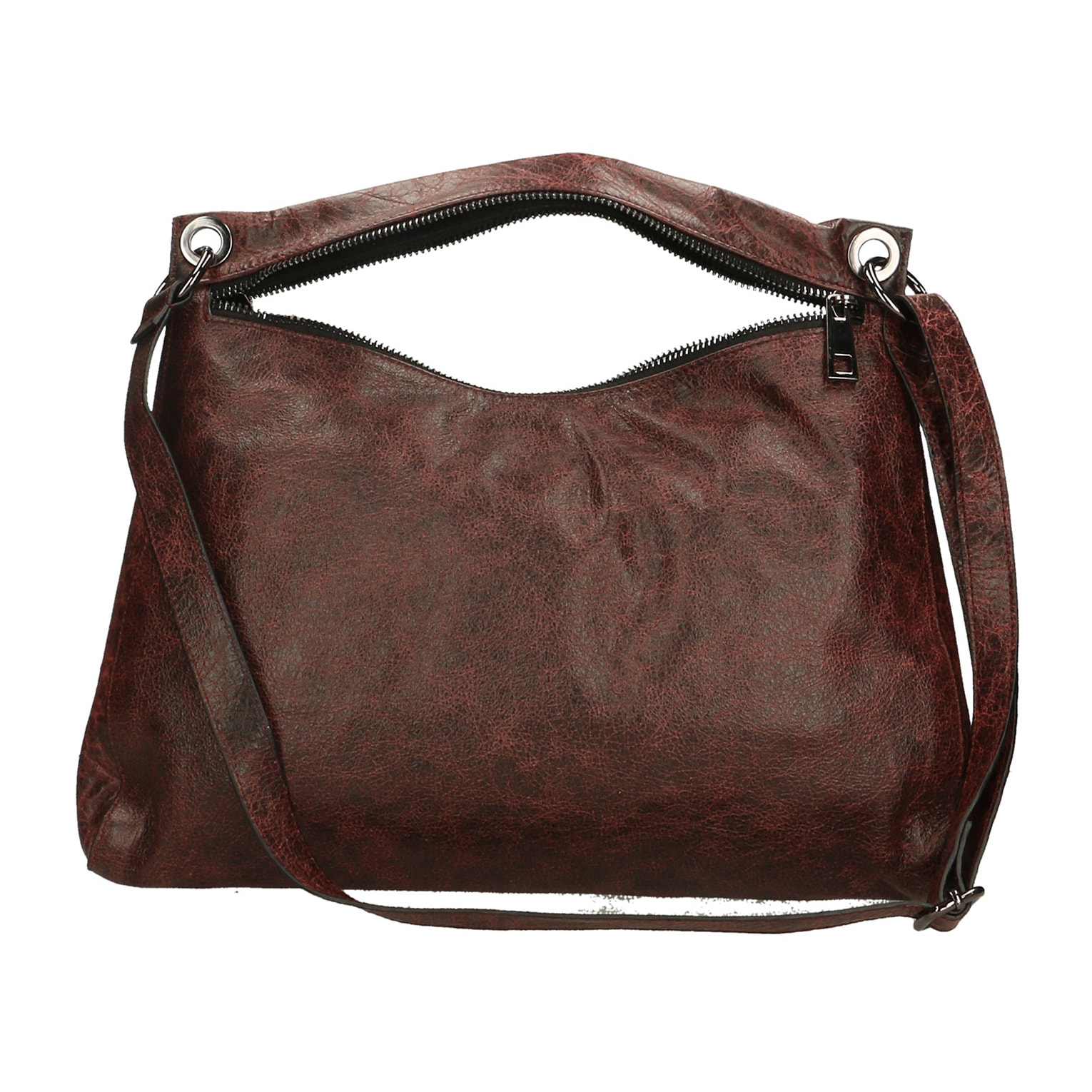 Borsa a spalla da Donna Massimiliana in Vera Pelle Made in Italy 29x38x10 cm