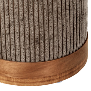 Pouf Cotele Scott Taupe