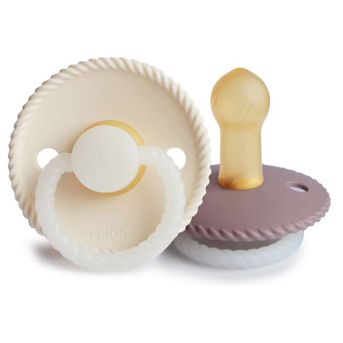 Frigg Pack 2 Chupetes Night Latex Rope