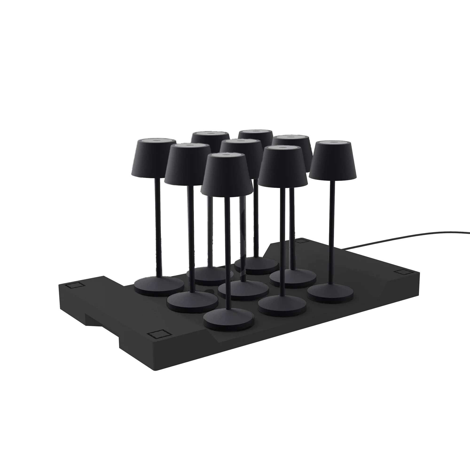 9 Lampe de table EMILY + Socle de charge