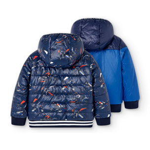 Parka reversible tejido técnico de niño