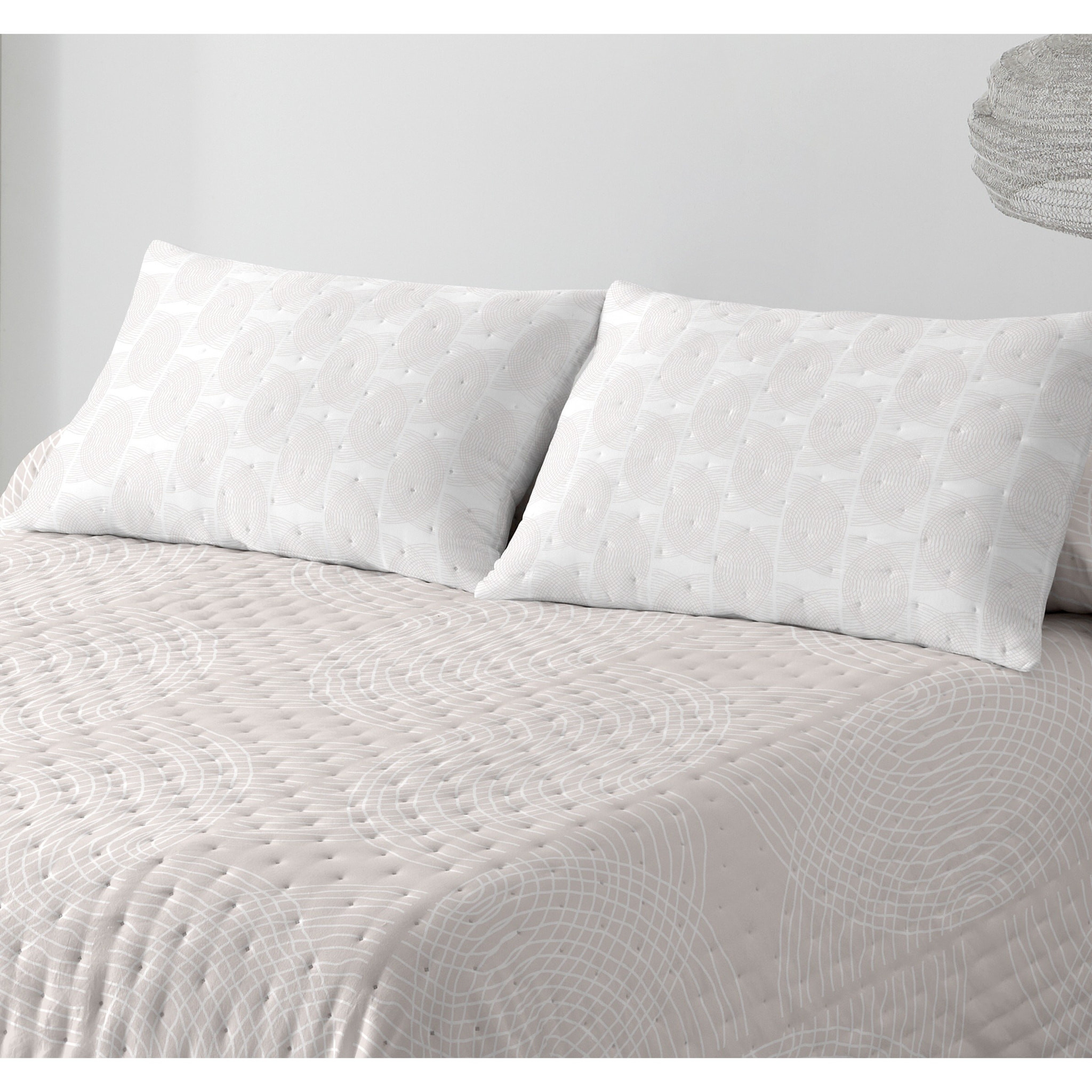 COLCHA SUAVE REVERSIBLE DN NAHIA BEIGE