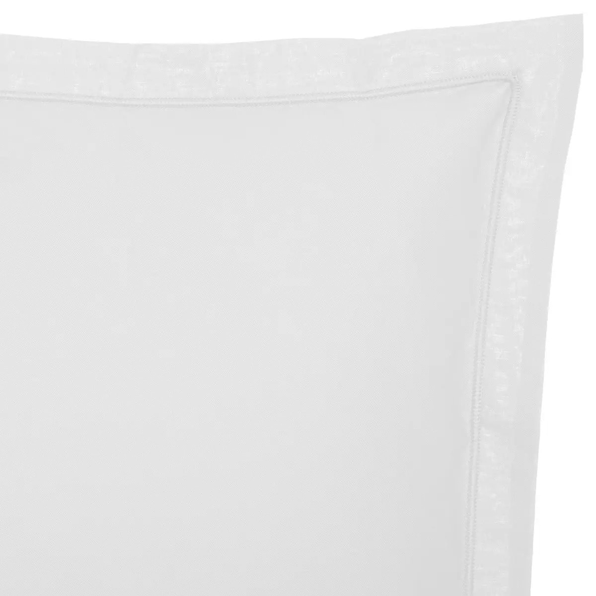 Taie d'oreiller - coton - blanc - 63x63 cm