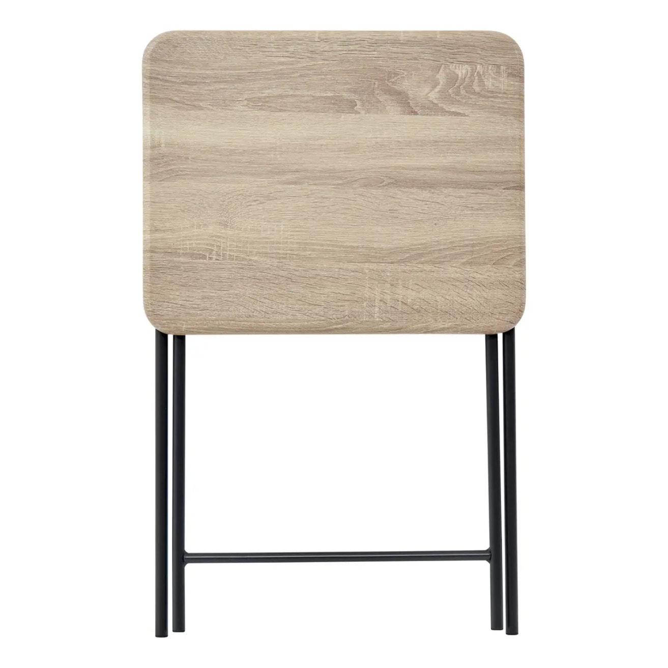 Table pliante 1 place effet bois