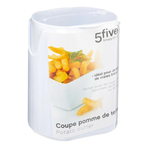 Coupe friteslame acier blanc