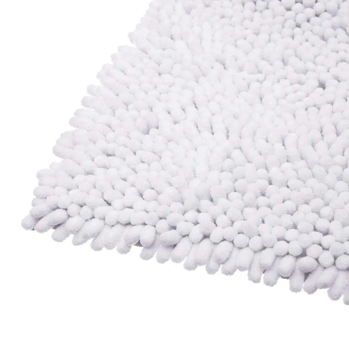 Tapis maxi chenille blanc 50X80