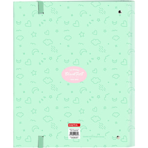 Carpeta 4 anillas 35mm c/recambio blackfit8 "moon"