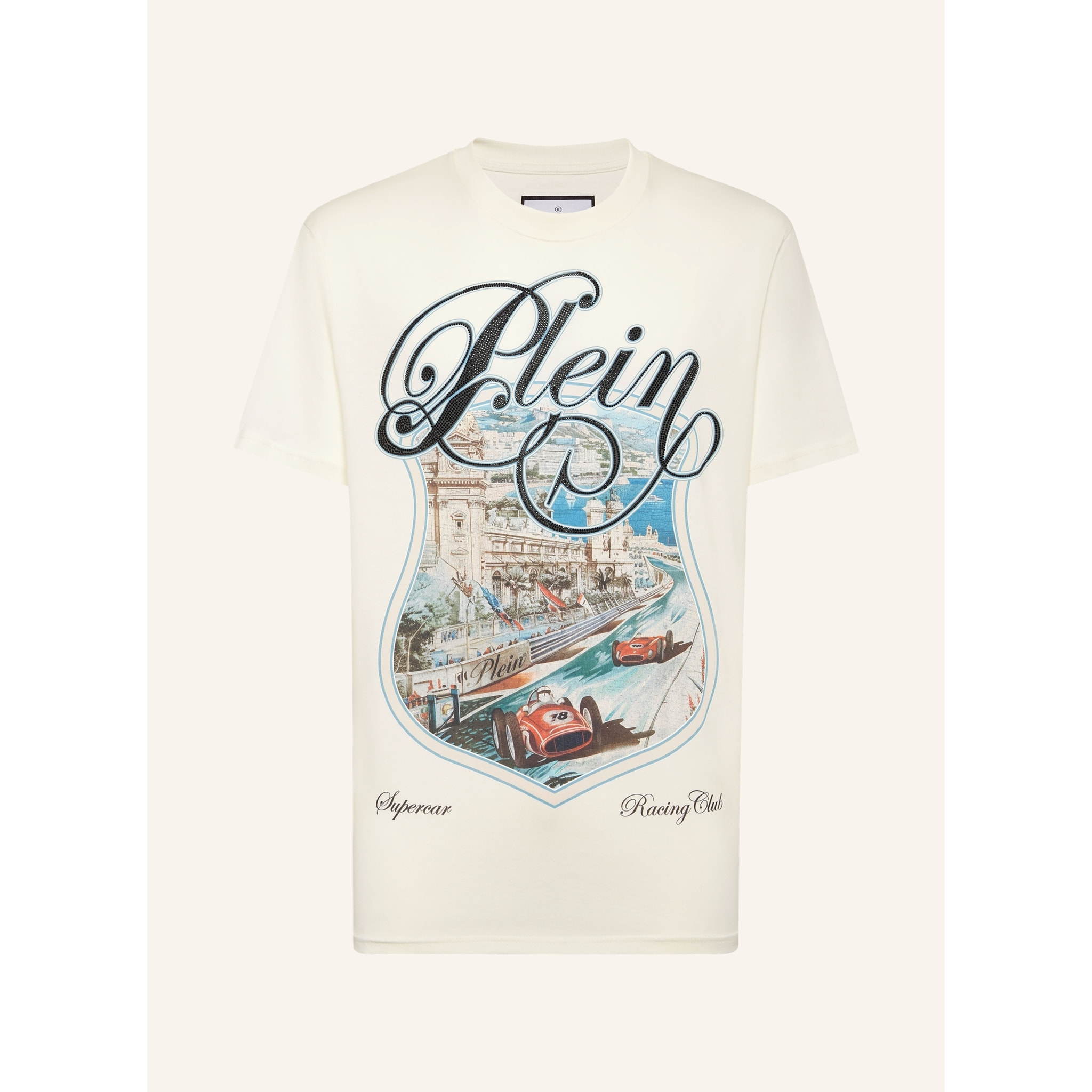 PHILIPP PLEIN Camiseta Cuello Redondo RACING