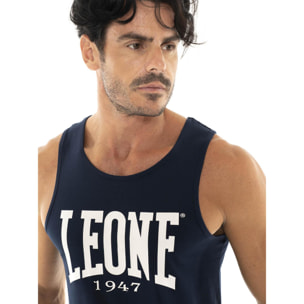 Camiseta sin mangas de Leone 1947 Apparel con un gran logo de boxeo. Estilo llamativo para entrenar.