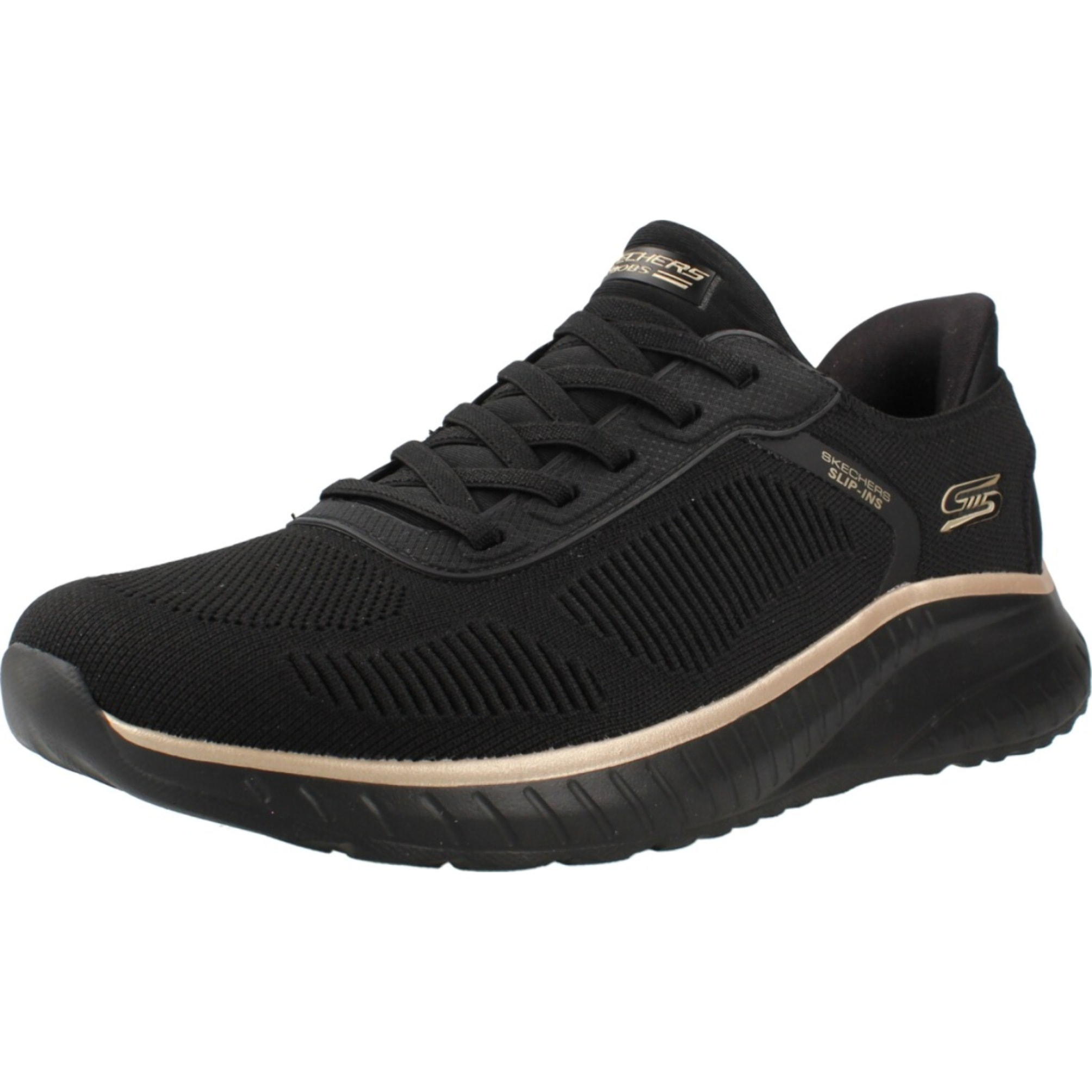 Sneakers De  Mujer Bobs Squad Chaos Negro