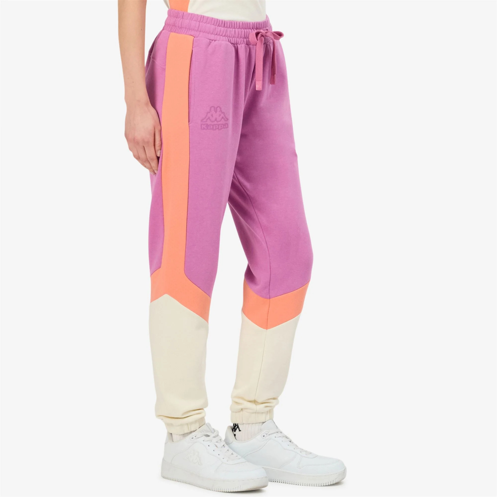 Kappa - Pantaloni Donna Viola - Logo Grala
