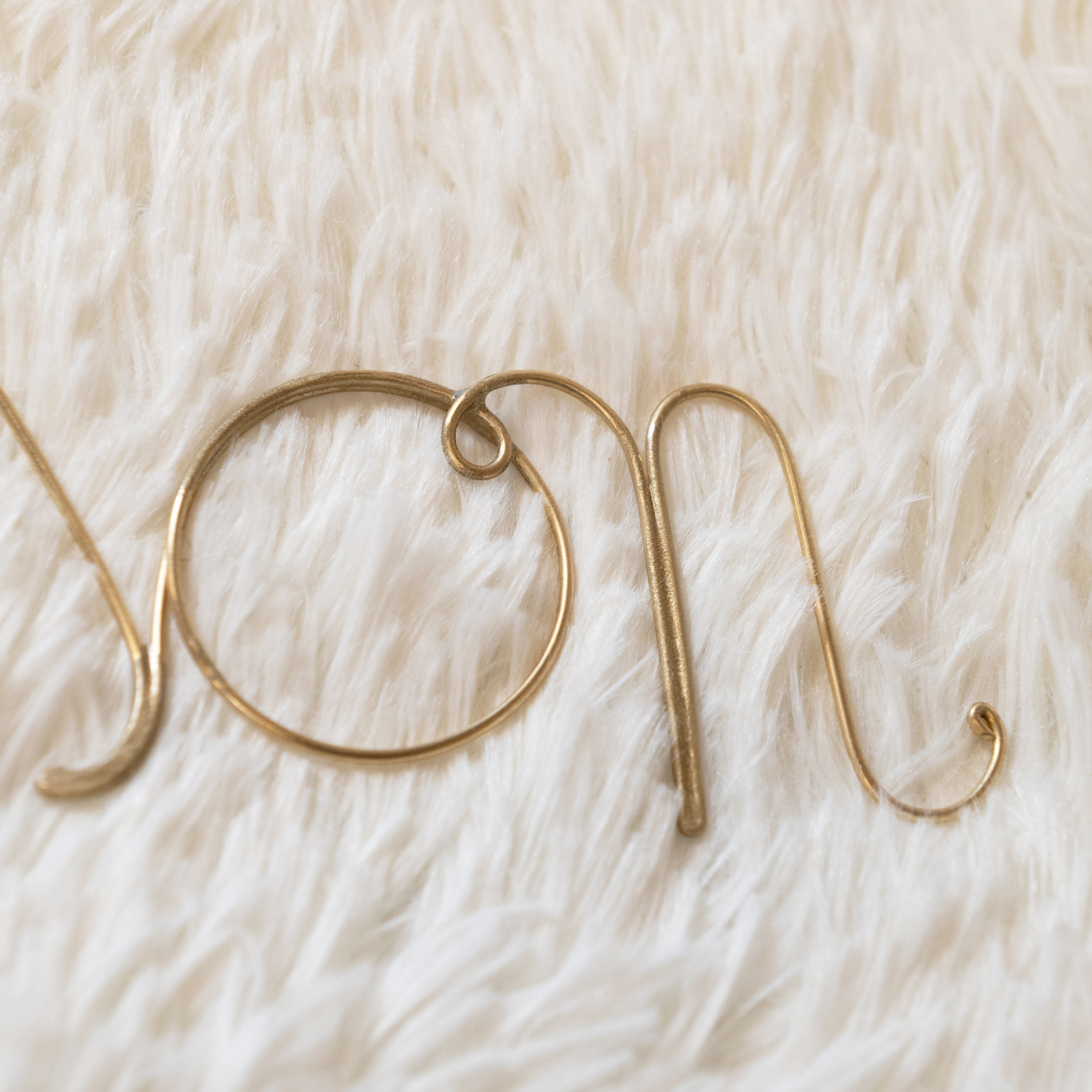 Mot fil de laiton 'MAISON DE VOYAGE' - Doré Vieilli