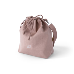 Set repas lunch box 2 étages 1L rose Poppy + accessoires