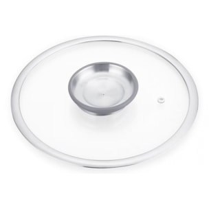 Couvercle inox en verre