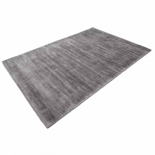 Tapis artisanal doux et soyeux tufté main en viscose