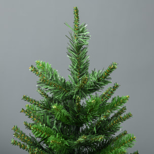 Sapin de Noël artificiel avec 310 branches, support en acier, arbre de Noël artificiel avec socle pliable en acier, hauteur 120 cm, vert