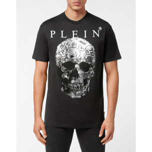 PHILIPP PLEIN T-Shirt Round Neck SKULL