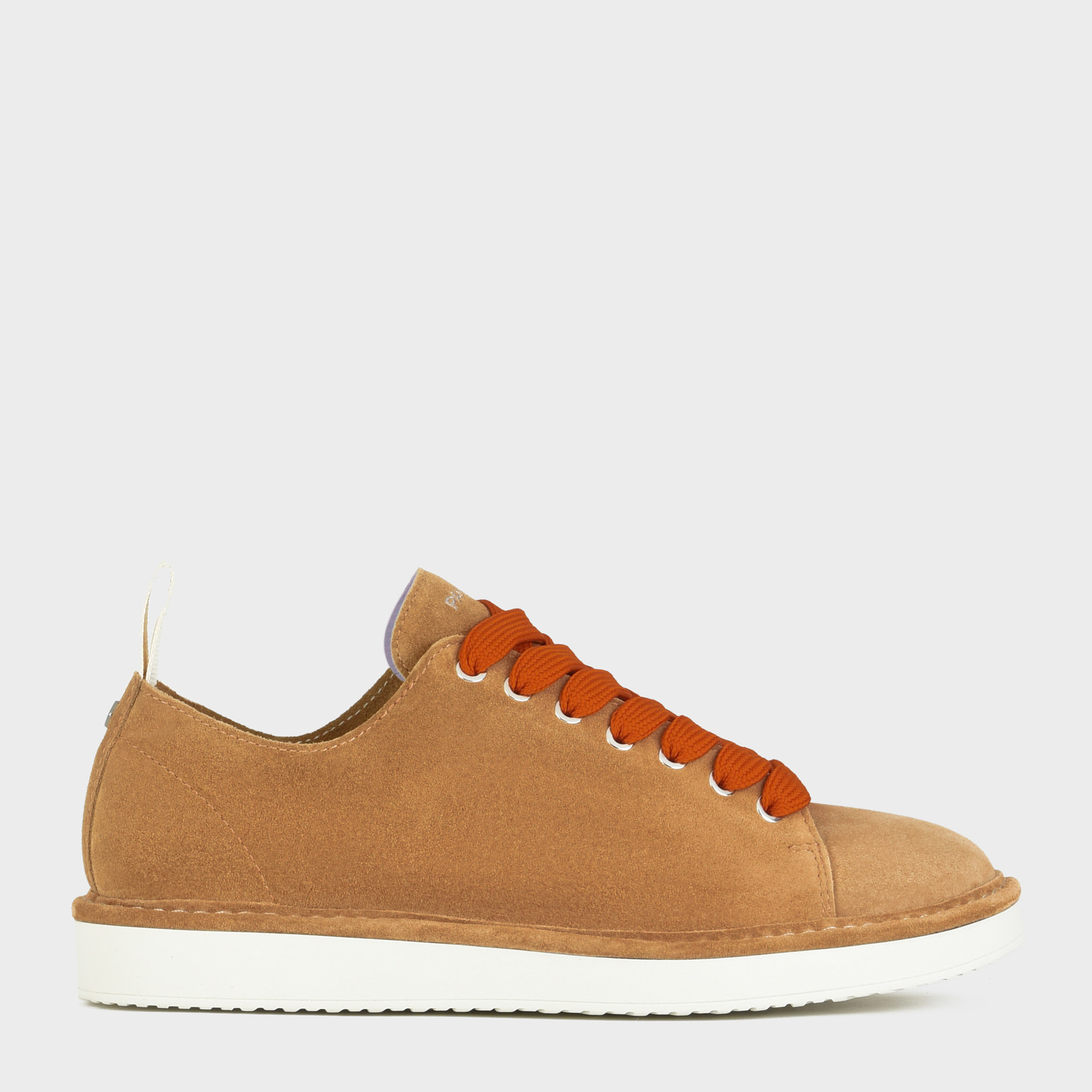 SCARPA ALLACCIATA P01 DONNA IN SUEDE BISCOTTO-ARANCIO BRUCIATO