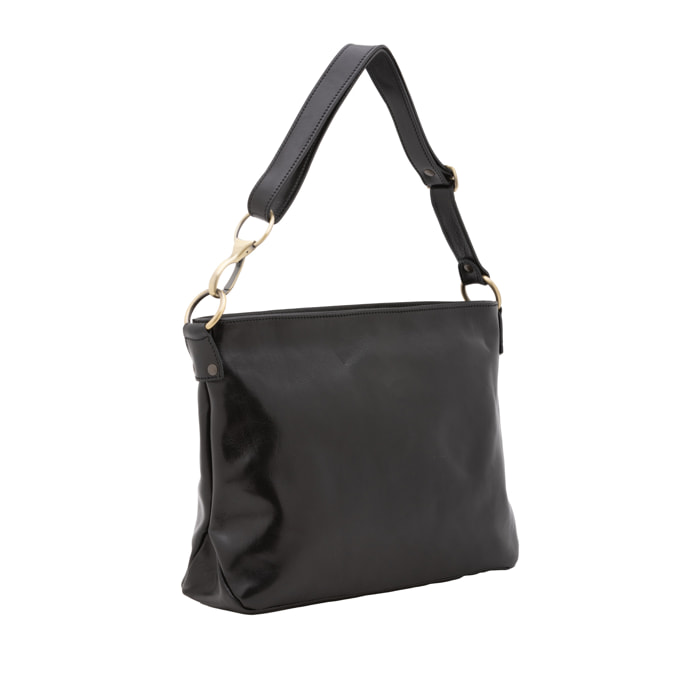 Borsa a spalla  da donna In Vera pelle Made in Italy 38x29x11 cm