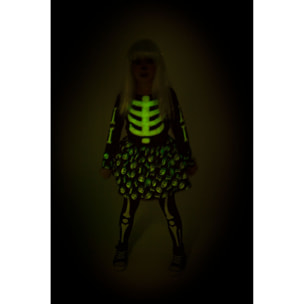 DISFRAZ SKELETITA GLOW IN DARK INF