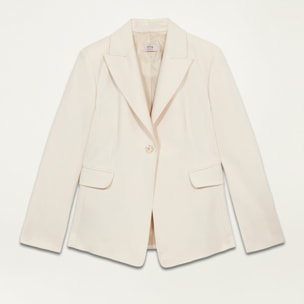 Oltre - Blazer with tailored stitching - Blanco