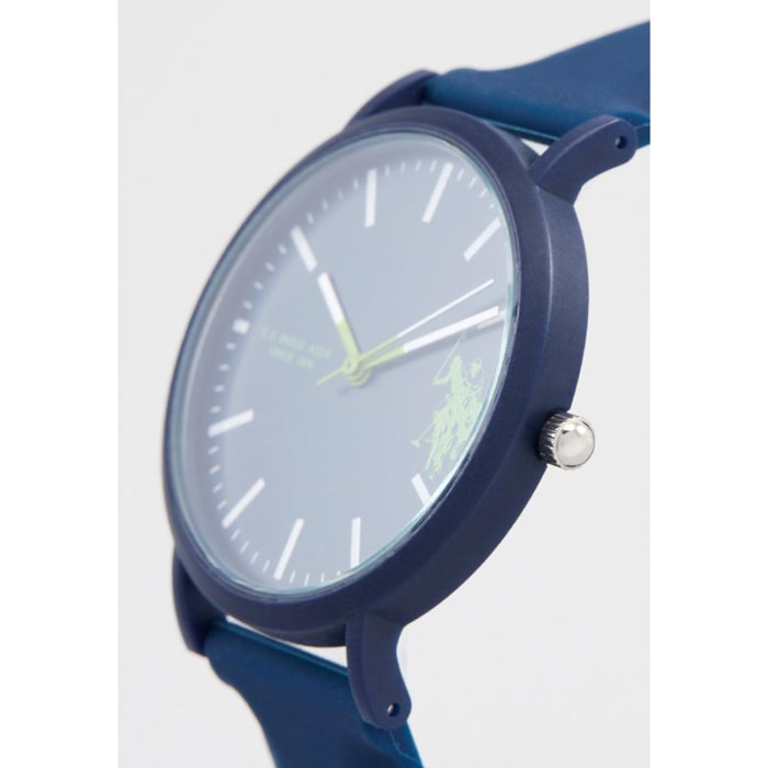 Orologio U.S. Polo Assn. In silicone blu