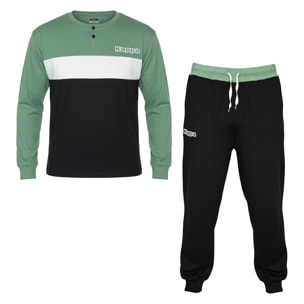 Pigiama Lungo Uomo KAPPA Caldo Cotone Interlock